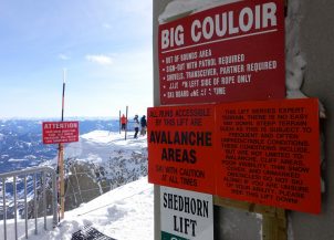 Big Couloir in Big Sky c Bernhard Krieger